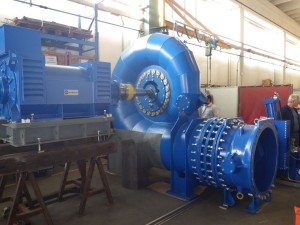 Négociation du contrat de fourniture d'une turbine Kaplan