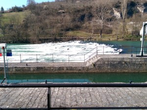 Equipement d'anciens seuils de basse chute sur le Doubs