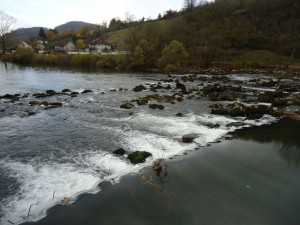 Equipement d'anciens seuils de basse chute sur le Doubs
