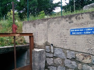 Remise en service d'une centrale hydroélectrique sur la Volane