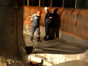 Expertise de la colline de rendement (modèle et prototype) de 2 Kaplan de 62 MW