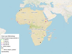Identification du potentiel en pompage turbinage en Afrique pour le compte de l'UE